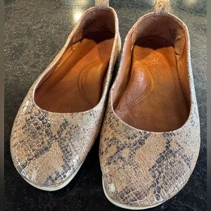 Kenneth Cole Gentle Souls Flats – Soft Leather, Pink Metallic, 8M